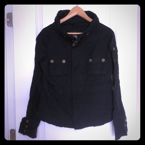 Black Canvas Jacket - Picture 1 of 3